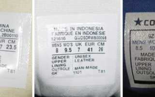 Как отличить подделку Converse от оригинальных кед: полезные советы