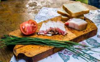 Сало в рассоле — рецепт в банке, с чесноком, сколько хранить