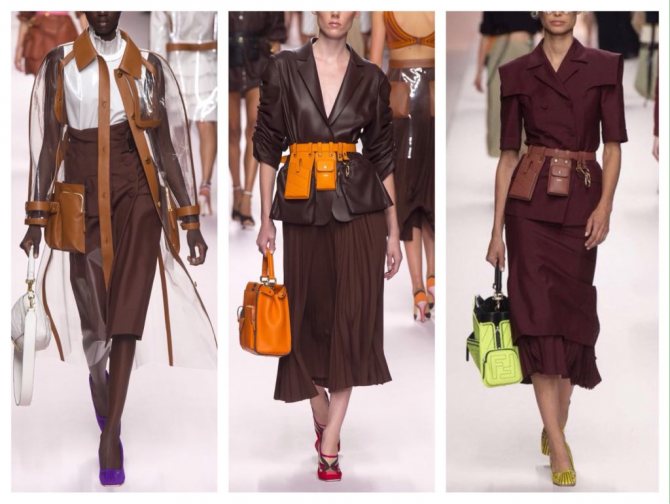 с показа Fendi