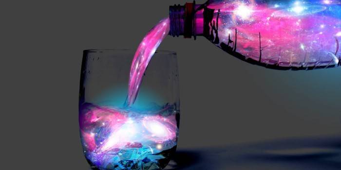Светящаяся жидкость из газировки