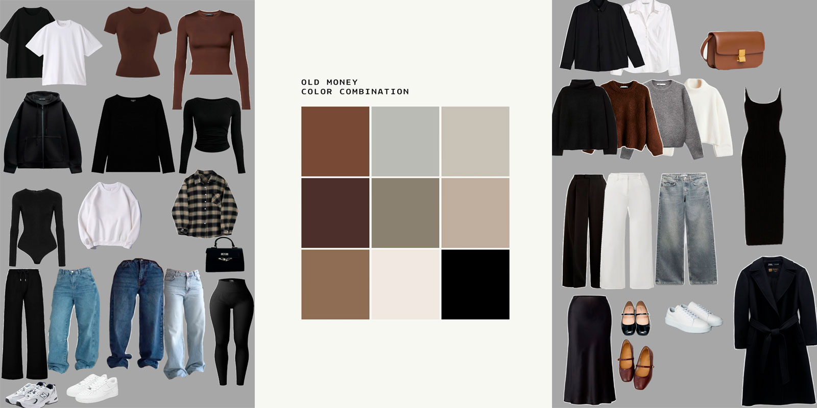 Базовые образы в одежде для женщин