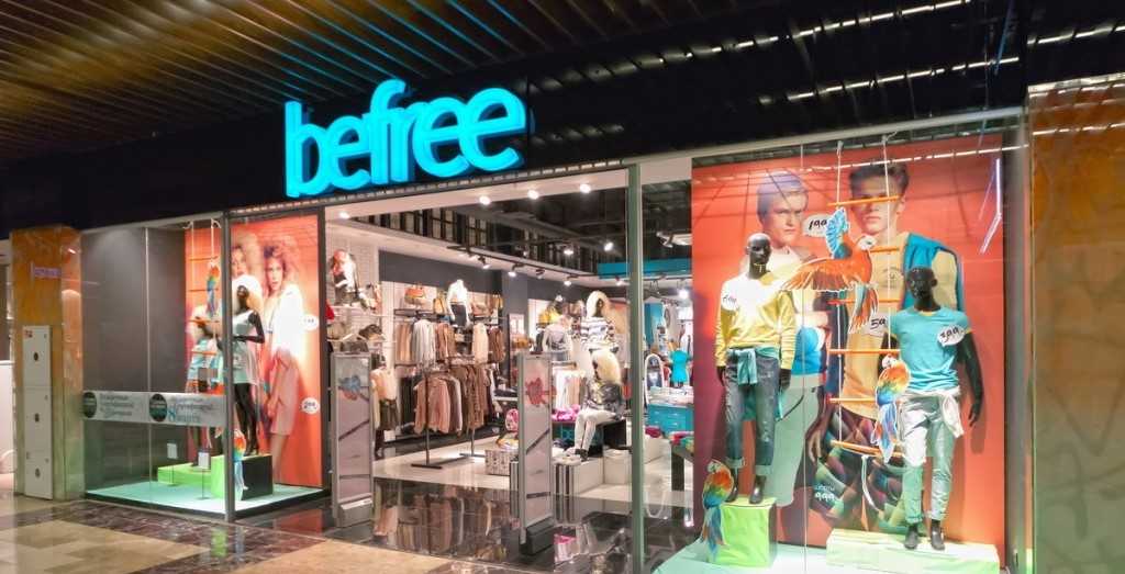 магазины befree в торговых центрах