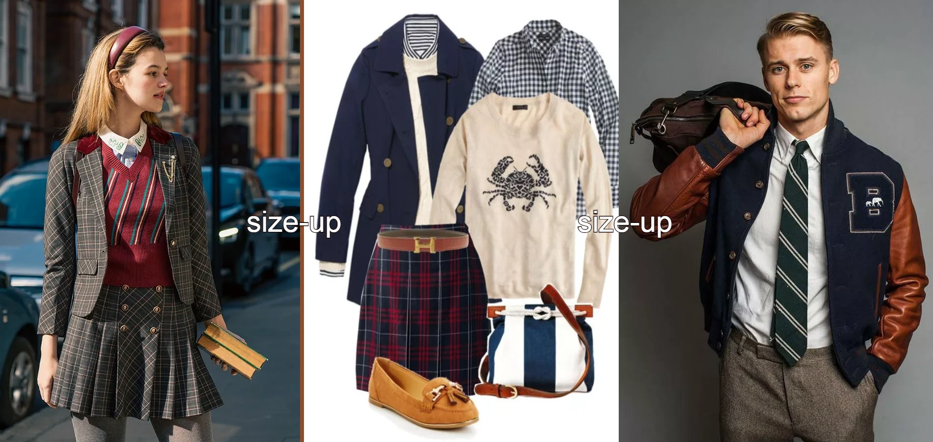 Образ в стиле преппи