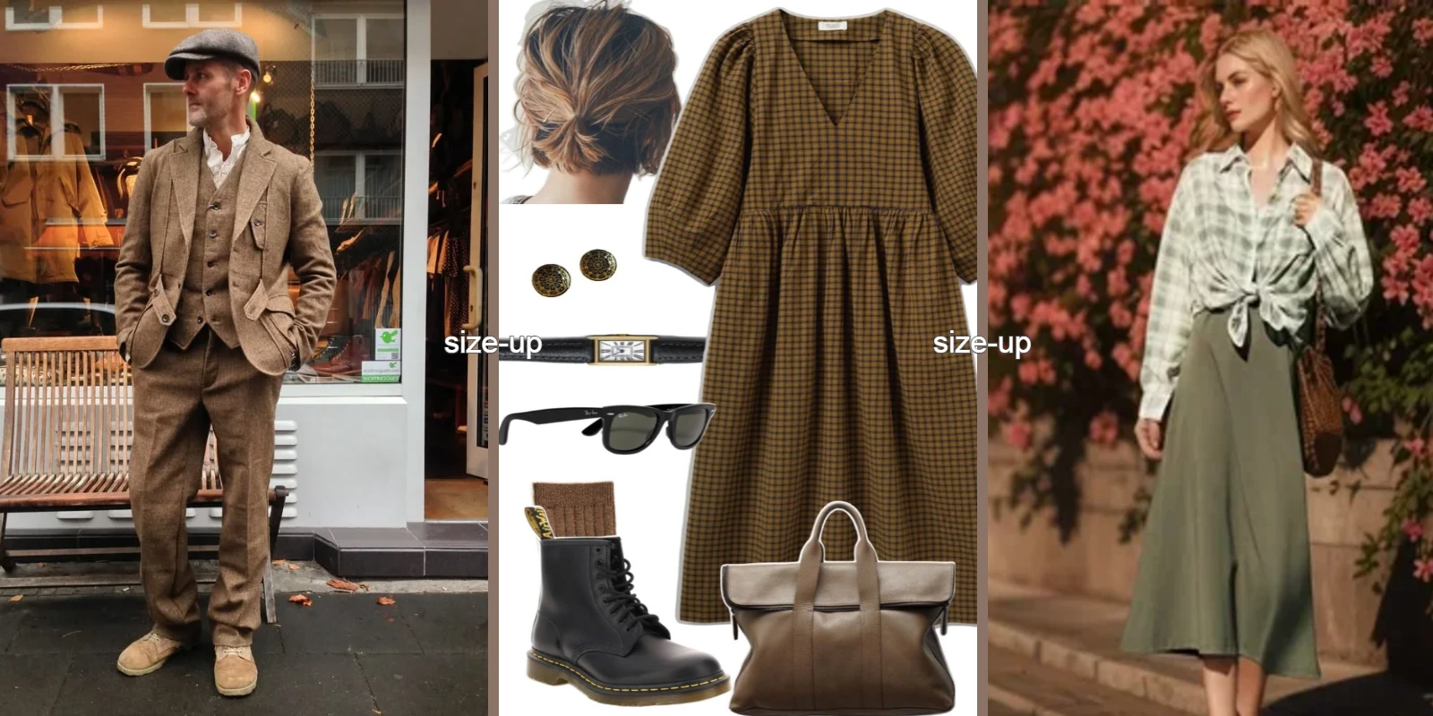 Винтажный мужской и женский стиль