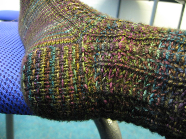 Linen Stitch Heel