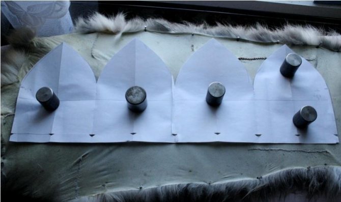 Перенос выкройки на мех