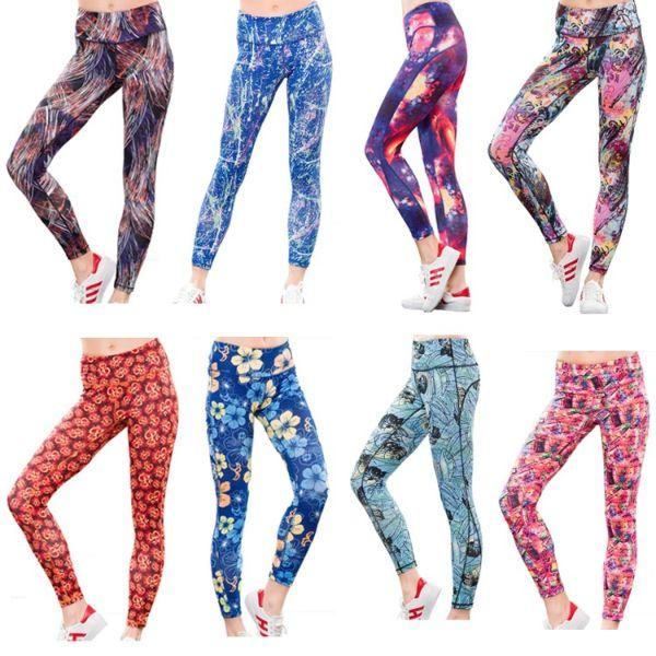 разноцветные леггинсы