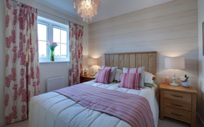 шторы на петлях в спальне