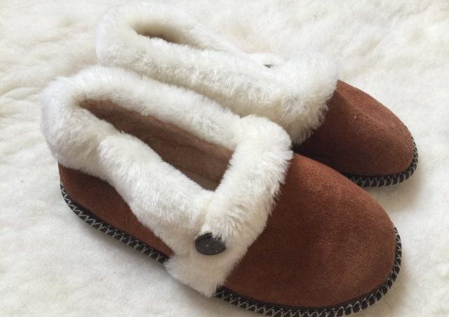 Тапочки из овчины